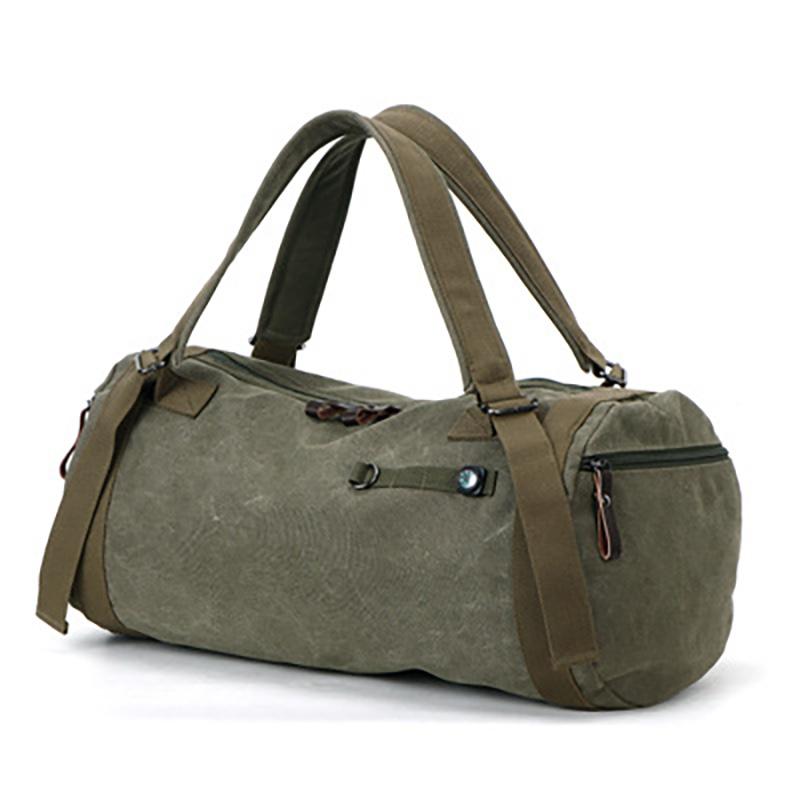 Modische Handtasche, Outdoor-Sportrucksack, großvolumige Canvas-Multifunktions-Reiseaufbewahrungstasche, Unisex-Beuteltasche