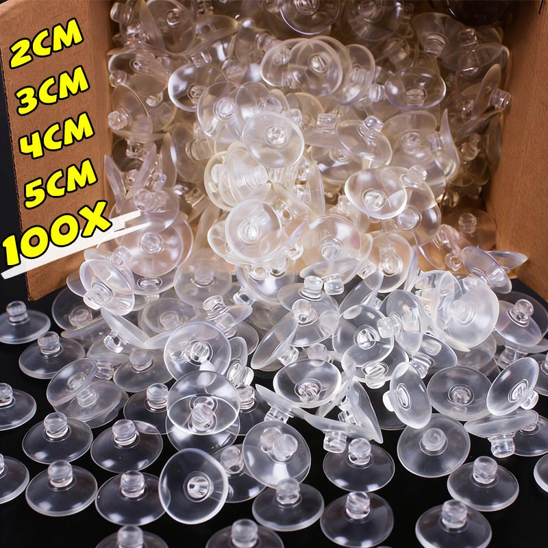 100/5x Mushroom Head Suckers Hanging Hooks for Window Wall Strong Vacuum Suction Cups Towel Hanger Glass Table Tops Home Decor