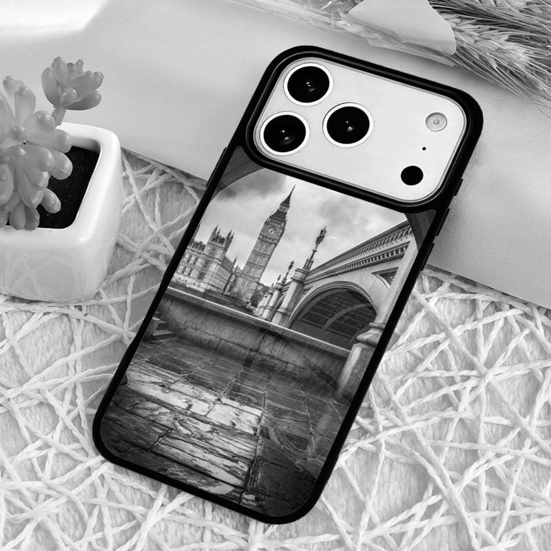 London big ben Bus Phone Case for iPhone 17 Air 16 15 11 12 14 13 Pro Max Shockproof Cover