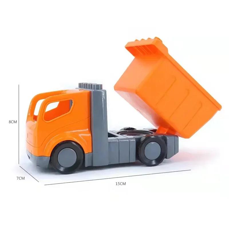 Big Building Blocks Compatible Large Bricks Road Plate Car Parking Pole Fuel Station City Traffic Kids Educational Creative Toys