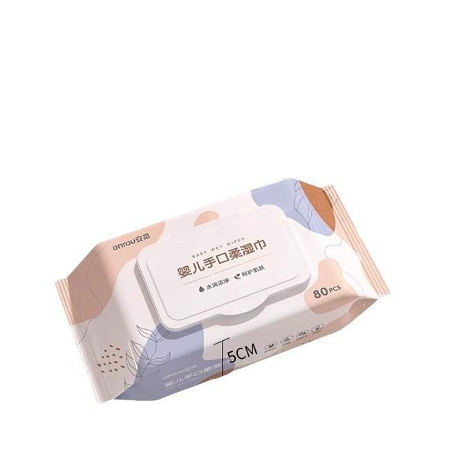 Large Pack Mother & Baby Facial & Hand Cleansing Wipes - Gentle & Specially Designed for Children's Hands and Mouths.