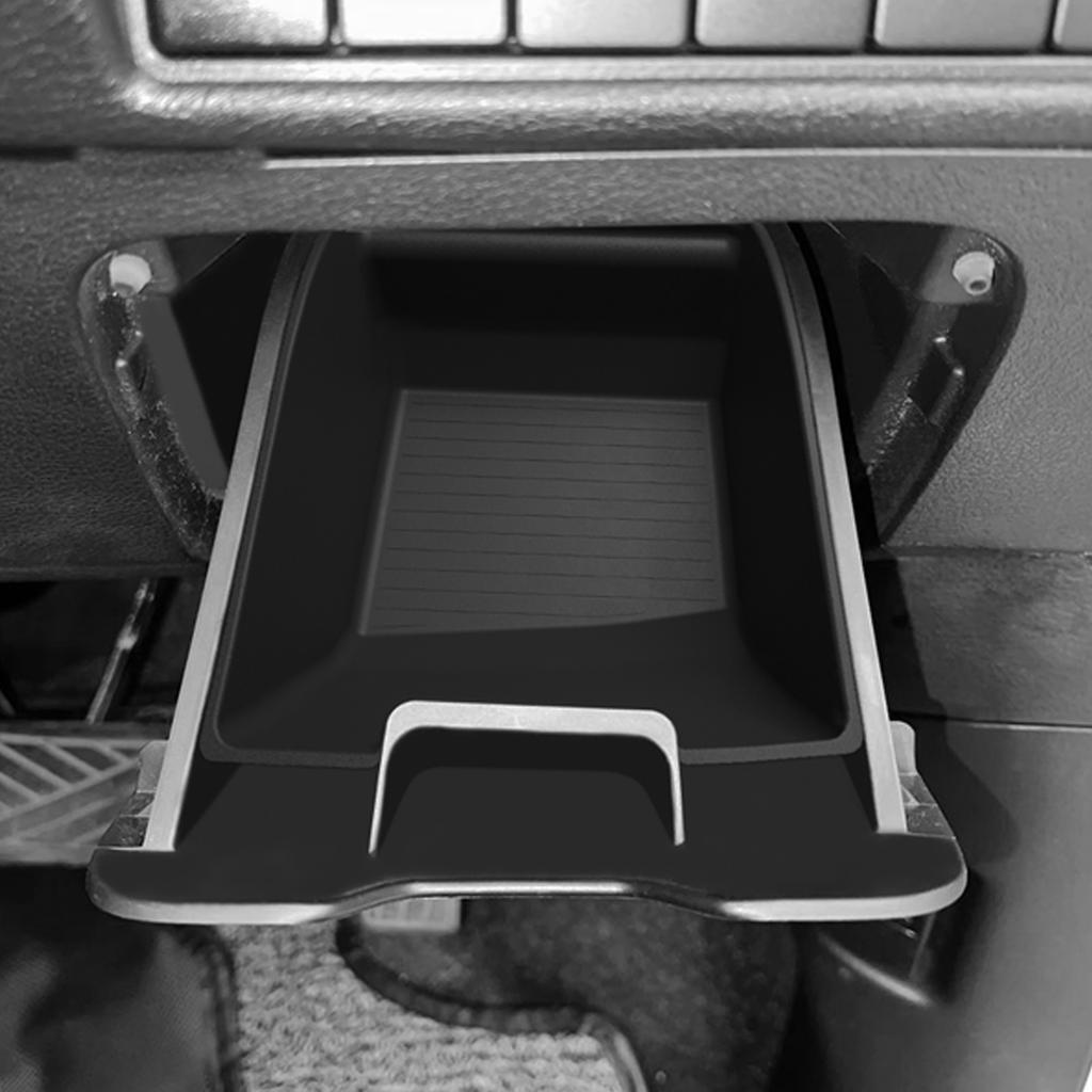 for Suzuki SOLIO 2015-2020 Silicone Center Storage Box ID Card Bank Card Tray Organizers Tidying Car Interior Accessories BLACK