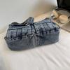 Women's Messenger Bag Large Capacity Messenger Bag Vintage Denim Bag