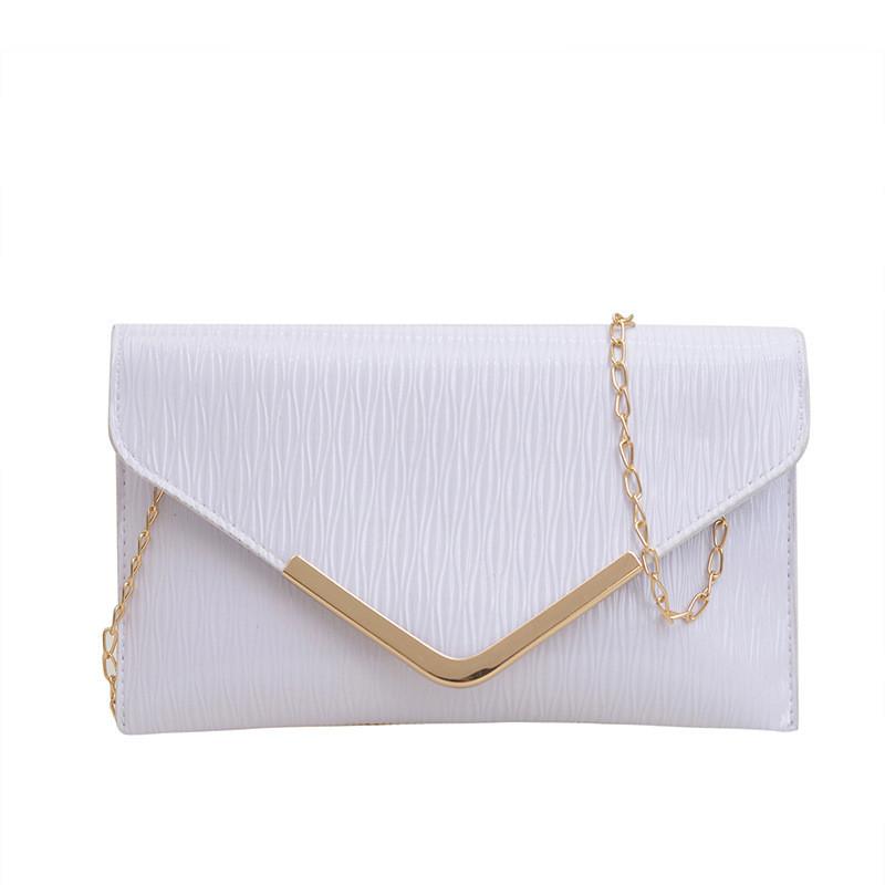 

Chic 2024 Women s Pu Small Crossbody Bag With Shiny Finish And Chain Strap