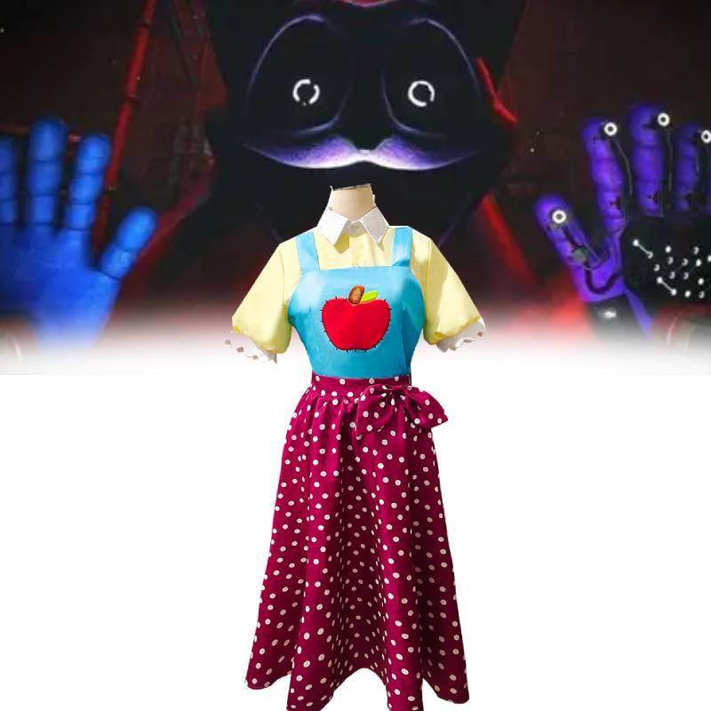 Poppy Playtime Cosplay Costume For Kids With Polyester Fabric For Anime Role Play