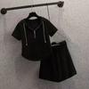 Loose Culottes, Casual Sports, Age-reducing Two-piece Set for Women, Summer Plus Size Suit for Fat Girls