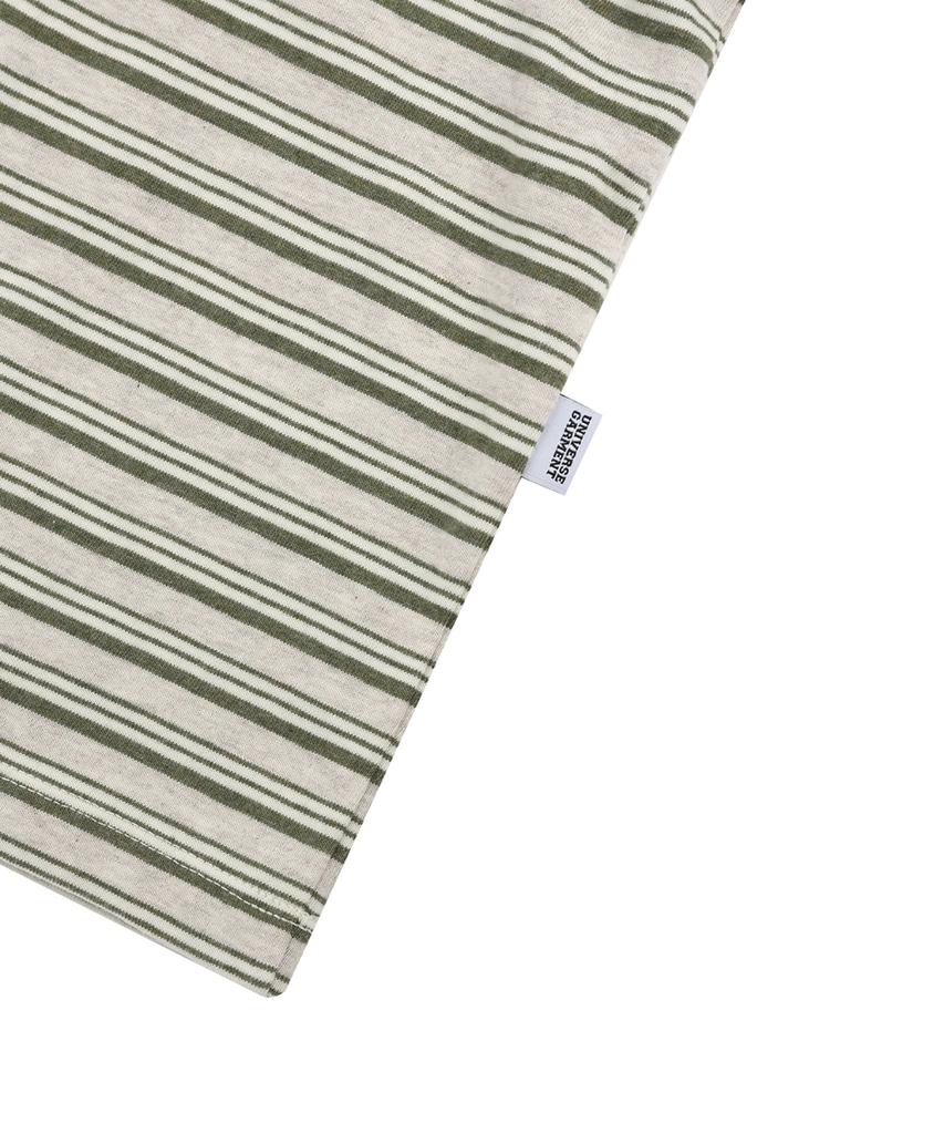 Yunibeoseugameonteu Ug Stripe Emblem T-Shirt_Olive