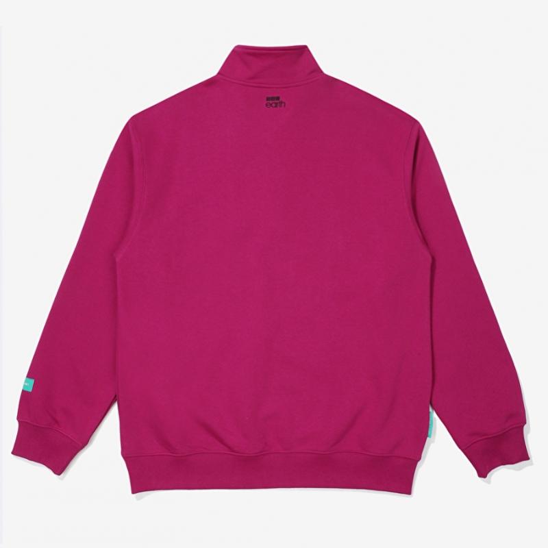 BBC EARTH Essential Half Zip  Magenta  [23ss]