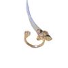 Elegant Shangmei Gold Bee Open Ring for Women