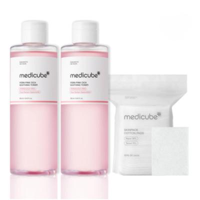 PDRN Pink Cica Beruhigendes Gesichtswasser — Beruhigendes & Barriere-unterstützendes Gesichtswasser (250 ml × 2)