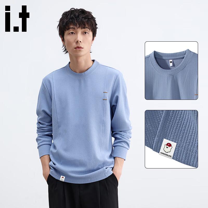 CHOCOOLATEit Men s Deconstructed Patchwork Long Sleeve T-Shirt M