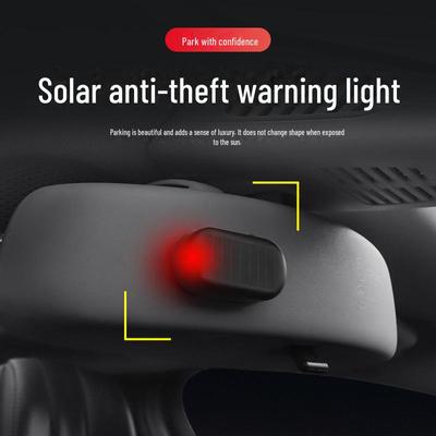 LED Solar-Powered Car Anti-Theft Warning Light
