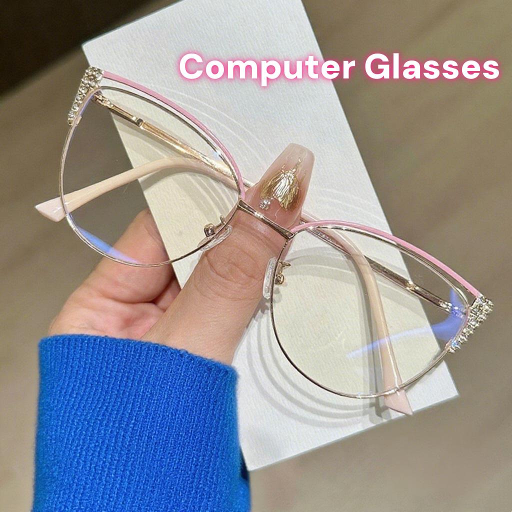 New Blue Light Blocking Glasses for Women Optical Spectacle Eye Protection Computer Eyeglasses Fashion Brand Designers Eyewear