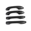 Door Handle Cover For Hyundai Alcazar Creta Grand   2024 Car External Protective Sticker Carbon Fiber Chrome