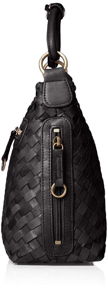 Genuine Leather Shoulder Horse A4 Black [Lily] Bag, Semi-Shoulder Bag, Leather, Messala, 2-Way, Semi-Shoulder, Shoulder, Storage,