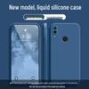 Redmi Note 7 Pro Liquid Silicone Solid Color Anti-Fall Case