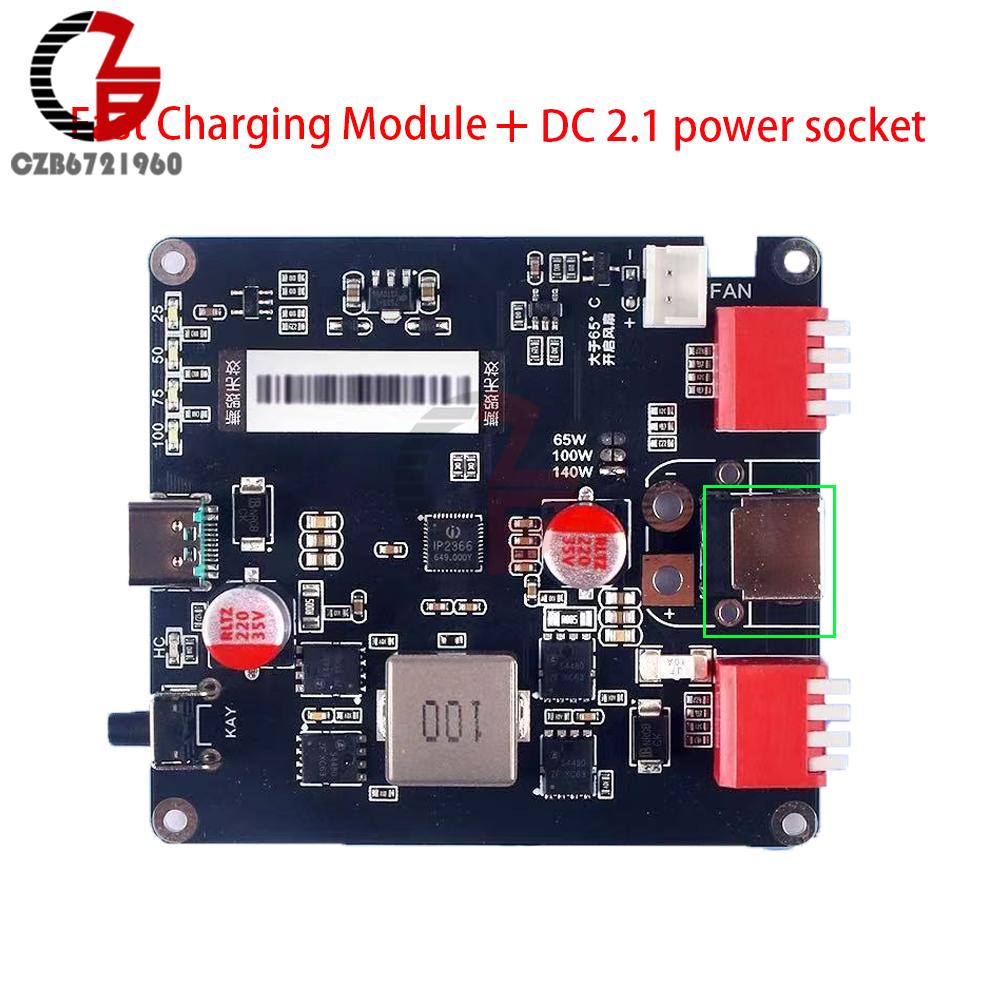 140W Bidirectional Fast Charging Module 2S 3S 4S 5S 6S Lithium Battery Charging Board IP2366 BMS Charger Auto Temperature Contro