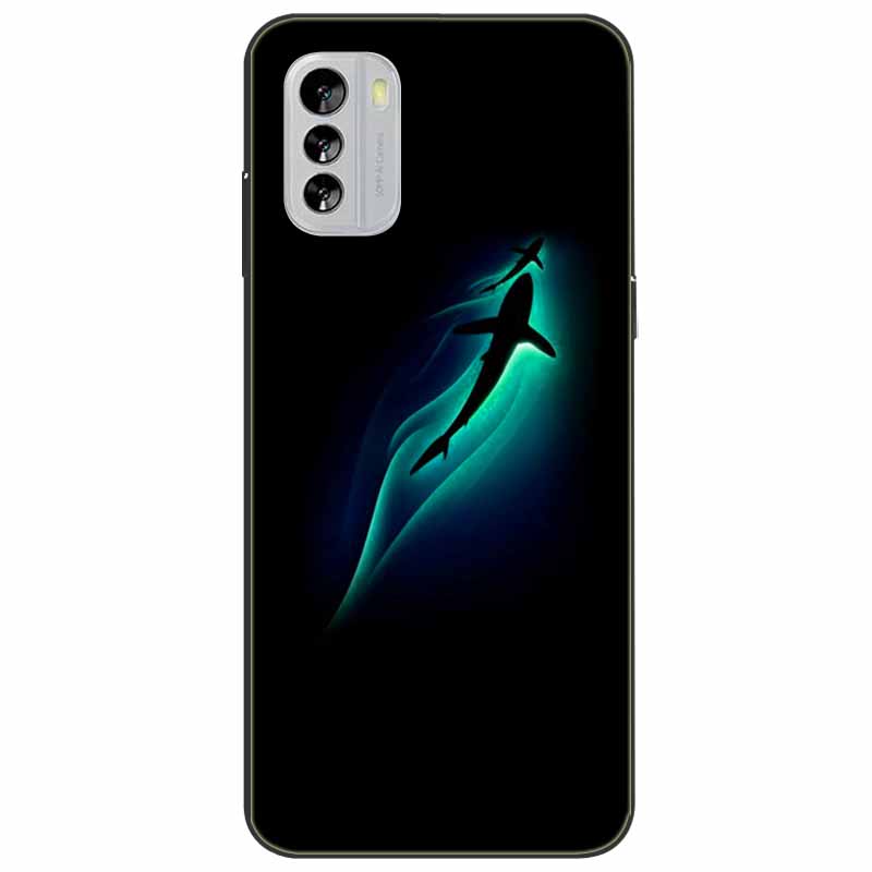 For Nokia G21 Case G11 Capa Silicone Cool Cats Tiger TPU Bumper Protector Soft Black Covers for Nokia G 11 NokiaG21 G 21 Fashion