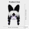 Maschera Testina Animale Peluche Copricapo Fursuit Accessori Costume Cosplay Maschera