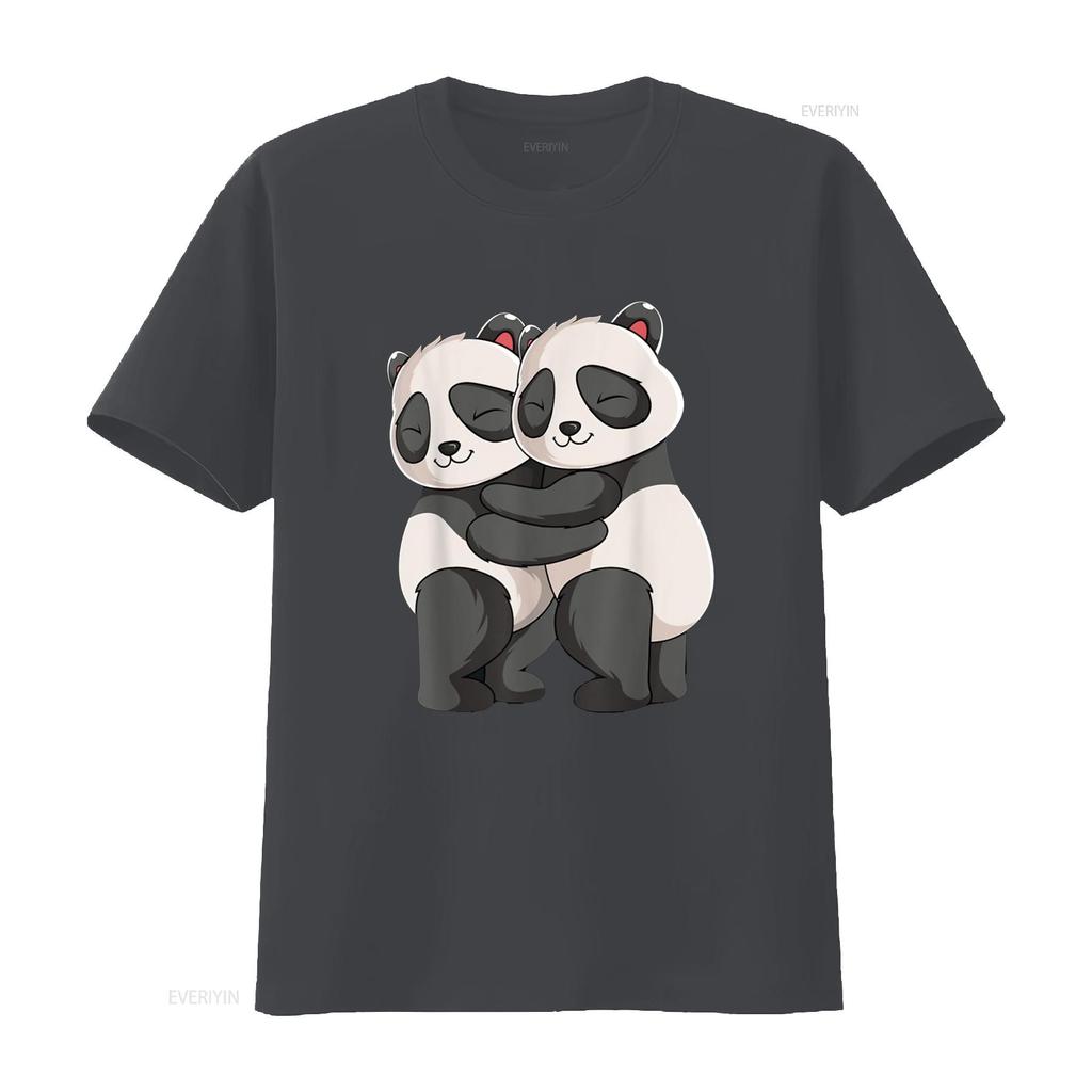 Panda Lover Kids Girls Women T Shirt vintage Washed Casual Top For Everyday Wear fashion graphic Versatile designer clothes