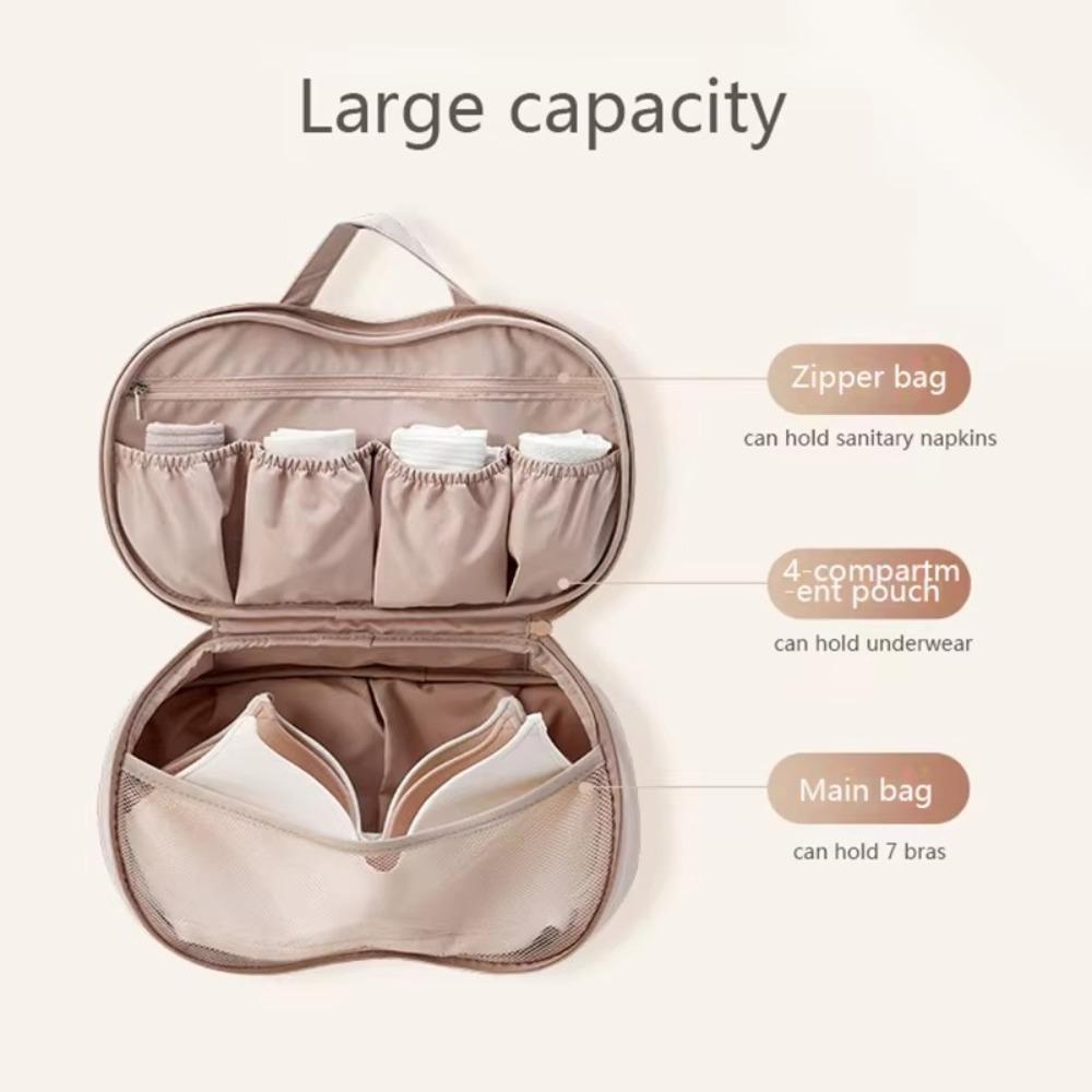 Solid Color Underwear Organizer Portable Travel Accesseries New Bra Storage Bag  Travel