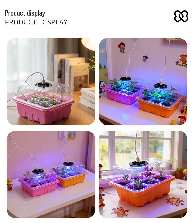 High Lid Seedling Box with Controller Accessories for Home Gardening