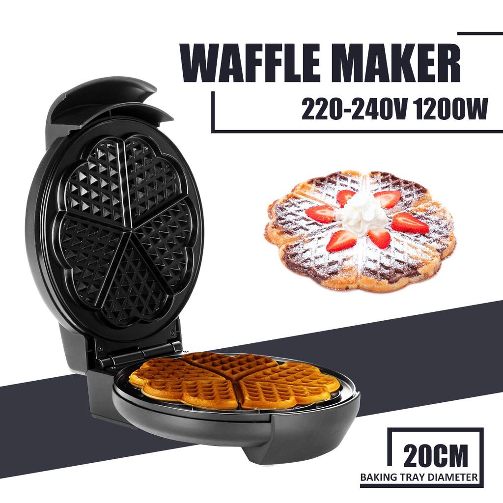 Buy Swivel Aluminum Alloy Belgian Waffle Grill Snack Maker Cake Breads
