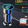 200W Stealth Car Charger USB Converter for 12V - Super Fast Charging