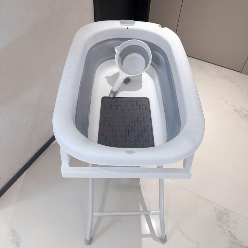 Pet Bath Basin Foldable Bathtub Cat Dog Elevated Support Nursing Table Prevents Bending Over Pet Cleaning Products Accessories