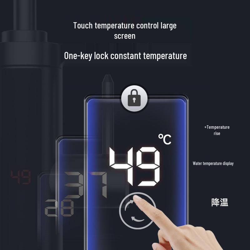 Instant Heat Electric Water Faucet - Quick Heating, Temperature Controlled for Kitchen Use