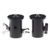 Aluminum Alloy Light Stand Adapter with 1/4"-20 Screw Knob Quick Install Stable Mount for Indoor Studio Photography