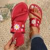 Summer Transparent Sandals Flower One-Bottom Women's Slippers