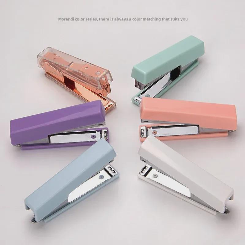 Mini Macaron Student Stapler - Handheld 10#12 Binding Tool