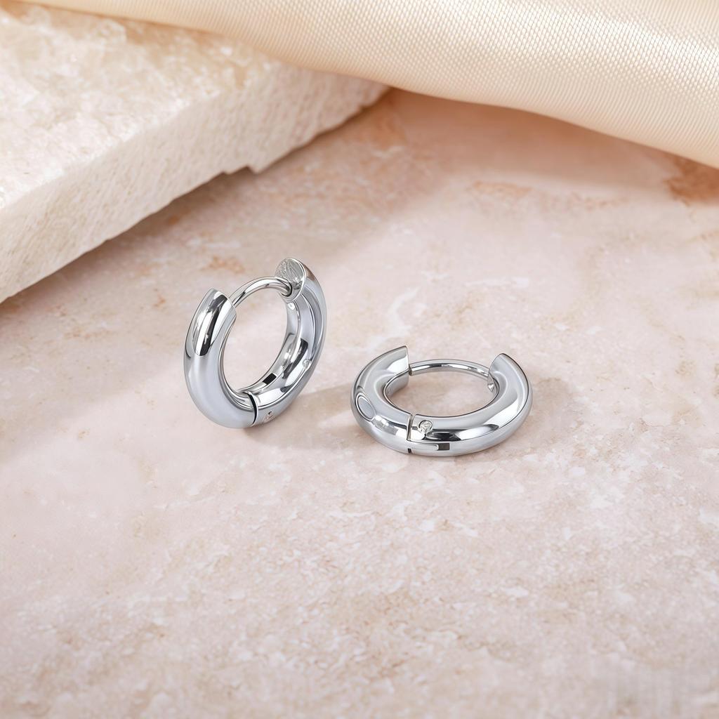Luxurious Non-Fading European & American Style Hoop Earrings