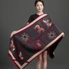 Women S Thick Faux Cashmere Double Sided Cashew Pattern Scarf Winter Shawl