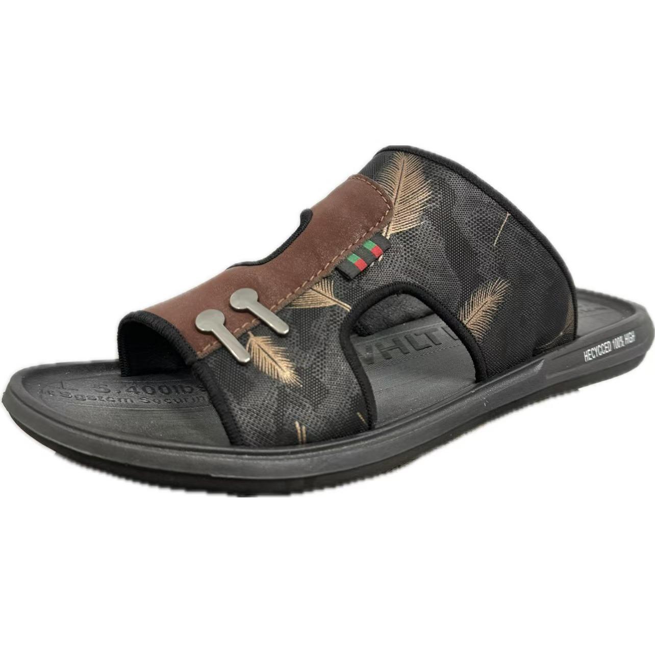 

Летняя корейская версия модных мужских тапочек, универсальные пляжные сандалии, сандалии для отдыха на открытом воздухе, нескользящие шлепанцы, спортивная одежда, шлепанцы 45