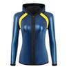 Damen Sport Fitness Sweatshirt Große Größe Formend Bauchweg Korsett Korsett mit Kapuze Shapewear