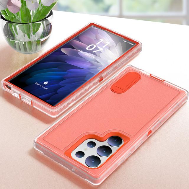 Anti -Drop Dustproof Mobile Phone Bag Case For Samsung Galaxy S23 Ultra S22 Plus A14 A13 A53 5g Kickstand Back Cover Coque