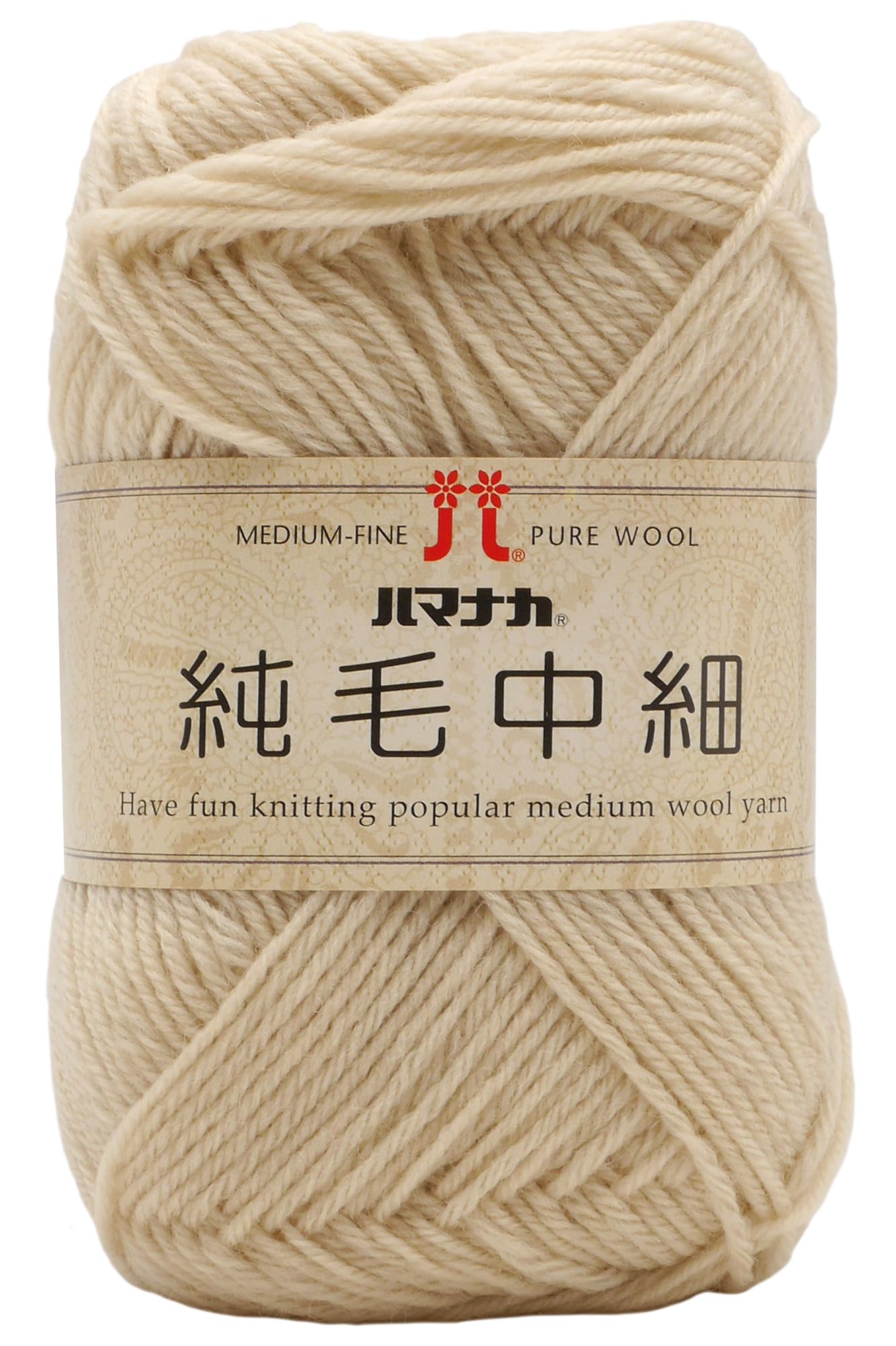

Hamanaka pure 2 0012 комплект Пряжа для ручной вязки, шерсть, средне-тонкая, средне-тонкий тип, COL. поколение, 40г, примерно. 160м, сет из 5 мячей,