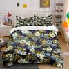Floral Pattern Home Decor Set Soft Comfortable Duvet Cover Bedding Set Included 1*Duvet Cover & 2*Pillowcases, Gift