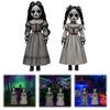 2pcs Halloween Ghost Doll Ground Decoration 2D Scary Doll Ground Plug-in Board outdoor horror ghost doll decorations Ornament