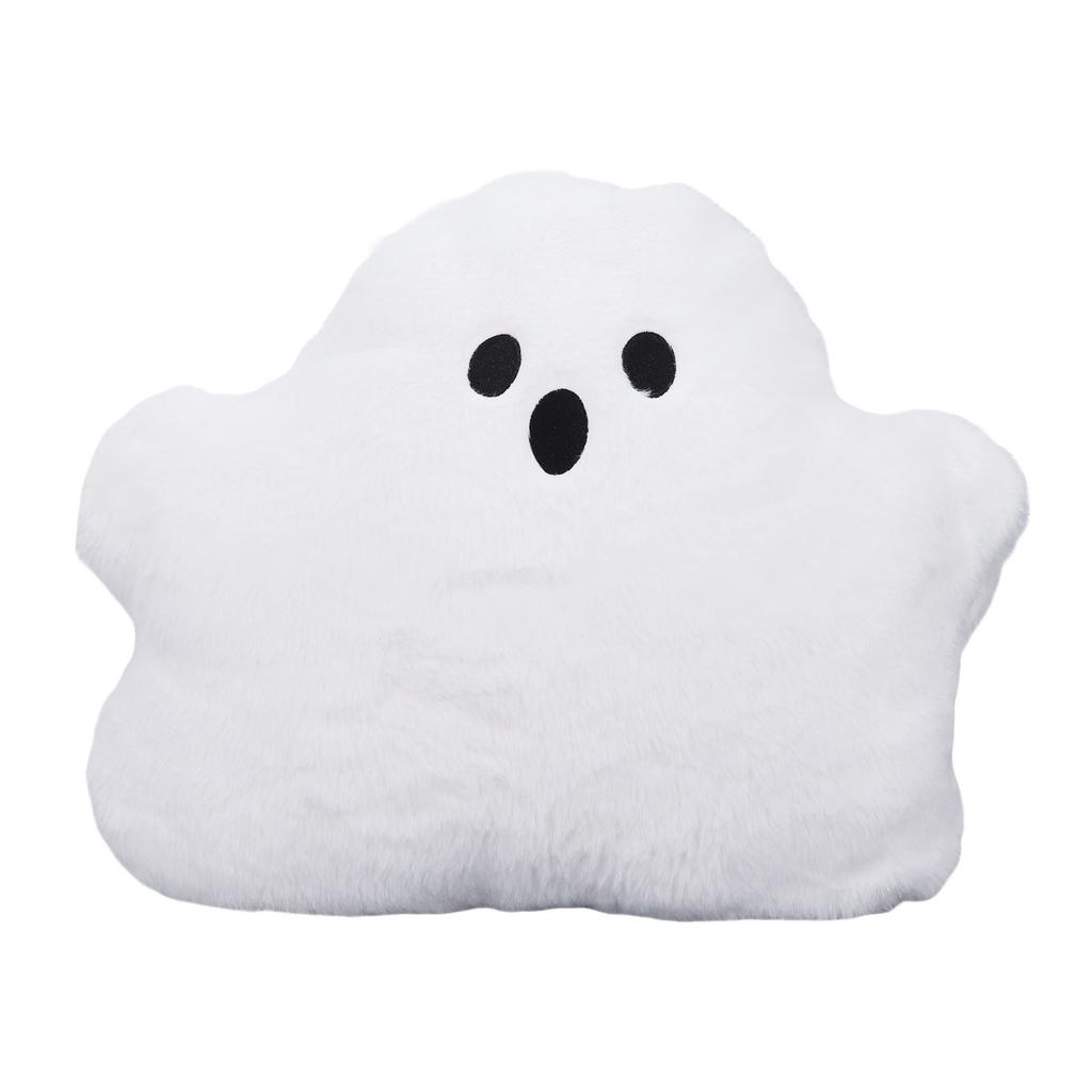 Ghost Throw Pillow Soft Comfortable Plush Cute Cartoon Indoor Decorative Throw Pillow