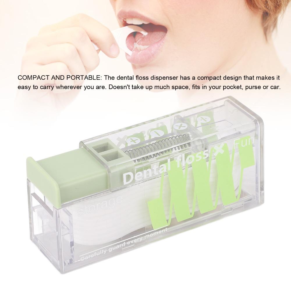 3 Pcs Portable Dental Floss Dispenser Auto Popping Floss Pick Holder Durable Floss Pick Case  Travel