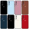 Personalised Pastel Initials Monogram Phone Case For Honor Magic 5 Pro 50 70 90 Lite 8X 9X X6 X7 X8 X9 X8a X7a X6a X9b X9a Cover