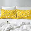 Bee Pattern Quilt Cover Three-Piece Bedding Set Bedroom Dormitory Bedding Decoration