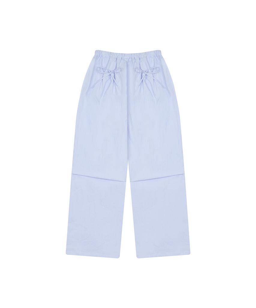 LARTIGENT L17 String Wide Pants(Sky Blue)