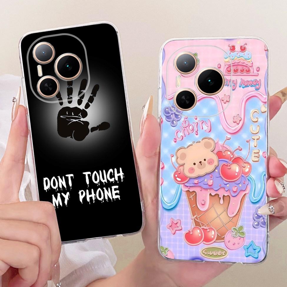 Case For Honor Power 5G Cover DVD-AN00 Transparent Fashion Butterfly Cute Cat Cool Painted Soft Phone Casing For Honor Power 5G