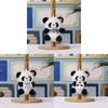 Pandabär Plüschtier Anhänger Aus Kurzem Plüschmaterial Für Tier Sammler