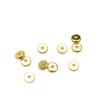 100pcs Flat Round Spacer Beads 18K Gold Plated Necklace Spacer Beads  Jewelry Making Accessory