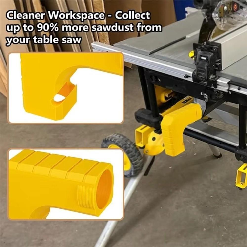 Prostorově úsporný sběrný adaptér na piliny a prach Tool-Free Installation Nástroj na odstraňování prachu pro DWE7485